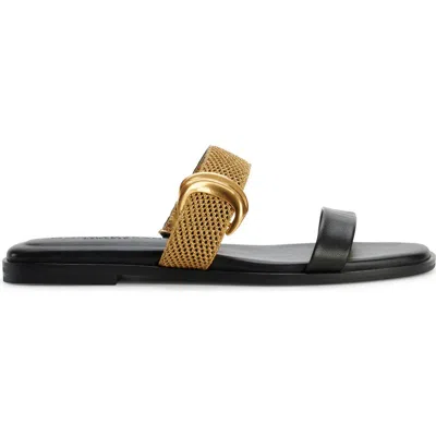 Donna Karan New York Harwin Two-strap Sandal In Black