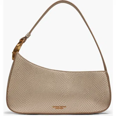 Donna Karan New York Jersey Snake Shoulder In Nude