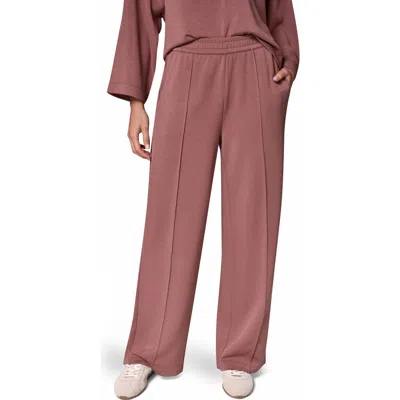 Donna Karan New York Jet Setter Mid Rise Wide Leg Pants In Brown