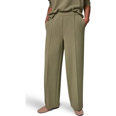 Donna Karan New York Jet Setter Mid Rise Wide Leg Pants In Green