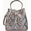 Donna Karan Lawrence Python Top Handle Bucket