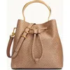 Donna Karan New York Lawrence Snake Bucket In Brown