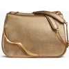 Donna Karan New York Malverne Metallic Crossbody In Gold