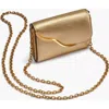 Donna Karan New York Malverne Metallic Wallet On String In Gold