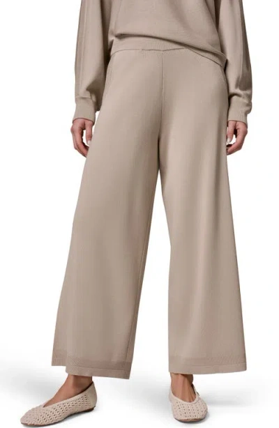 Donna Karan New York Milano Stitch Knit Pants In Brown