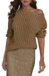 Donna Karan New York Open Stitch Sweater