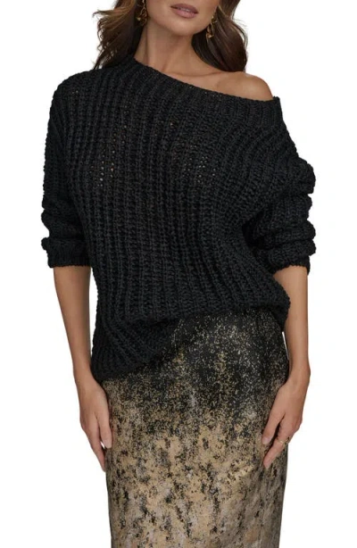 Donna Karan New York Open Stitch Sweater