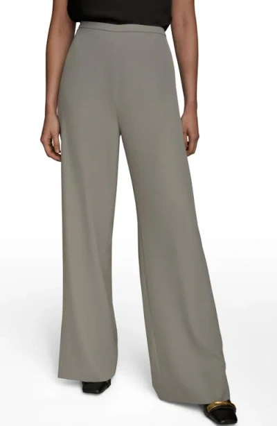 DONNA KARAN DONNA KARAN NEW YORK PULL-ON WIDE LEG PANTS