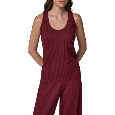 Donna Karan New York Rib Sweater Tank In Brown