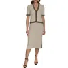 Donna Karan New York Ribbed Dress & Sweater Set