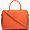 Donna Karan New York Roslyn Satchel In Orange