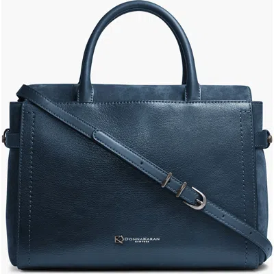 Donna Karan New York Roslyn Solid+suede Satchel