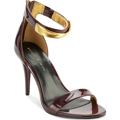 Donna Karan New York Sabina Ankle Strap Sandal In Wine