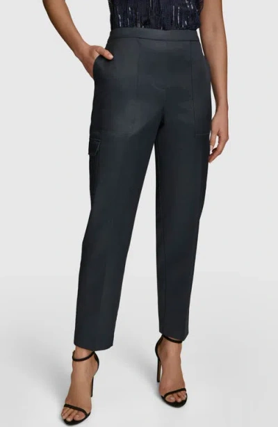 Donna Karan New York Sateen Cargo Pants In Nightfall