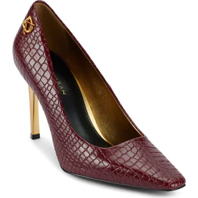 Donna Karan New York Savita Pump In Dark Cherry
