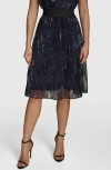 Donna Karan New York Sequin A-line Skirt In Nightfall