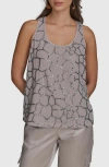 Donna Karan New York Sequin Tank In Clay