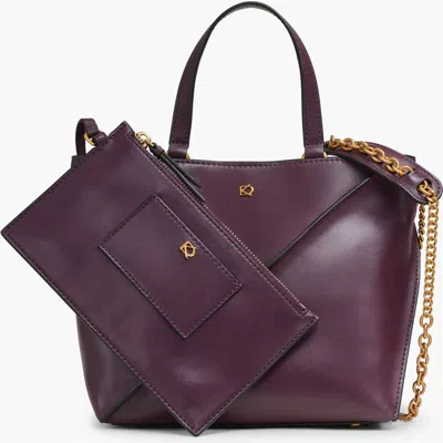 Donna Karan New York Setauket Crossbody In Purple