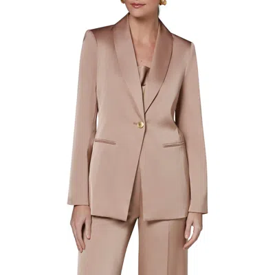 Donna Karan New York Shawl Collar Jacket In Gray