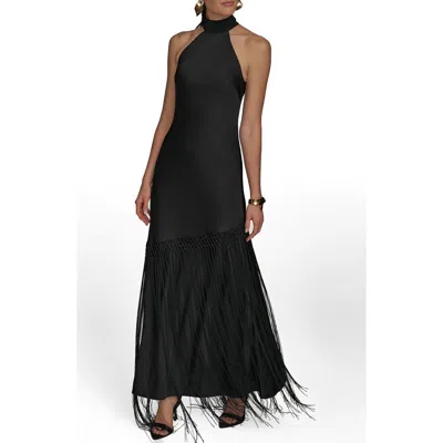 Donna Karan New York Sleeveless Gown In Black