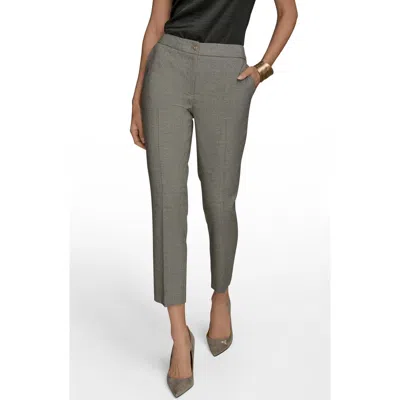 Donna Karan New York Slim Fit Ankle Pants In Gray