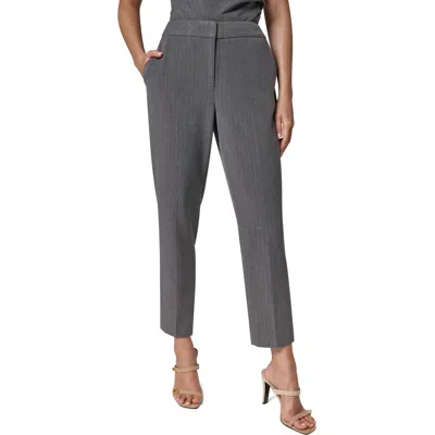 Donna Karan New York Slim Leg Ankle Pants In Gray