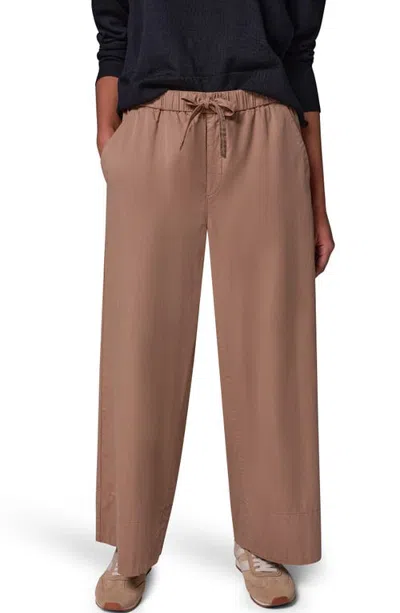 Donna Karan New York The Bali Relaxed Wide Leg Beach Pants In Brown