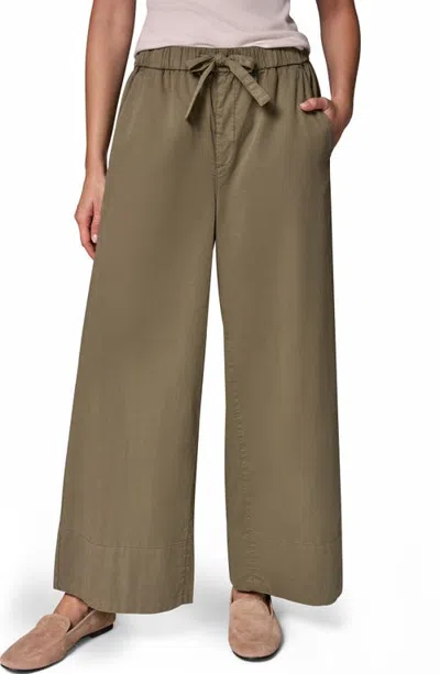 Donna Karan New York The Bali Relaxed Wide Leg Beach Pants In Green