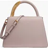 Donna Karan New York Tulle Satchel In Gray