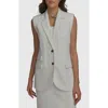 DONNA KARAN DONNA KARAN NEW YORK TWO-BUTTON VEST