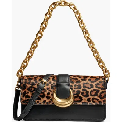 Donna Karan New York Valley Stream Leopard Shoulder In Multi