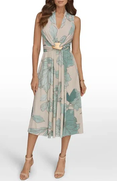 Donna Karan New York V-neck A-line Dress