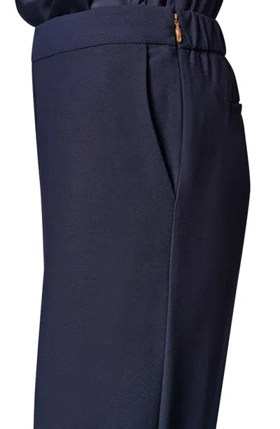 Donna Karan New York Wide Leg Pants In Blue