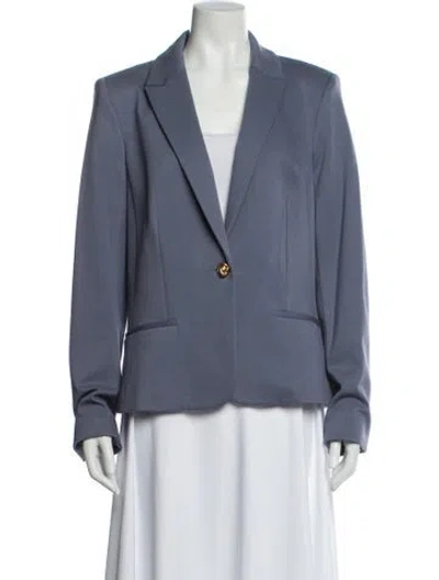 Pre-owned Donna Karan Nylon Blazer In Blue