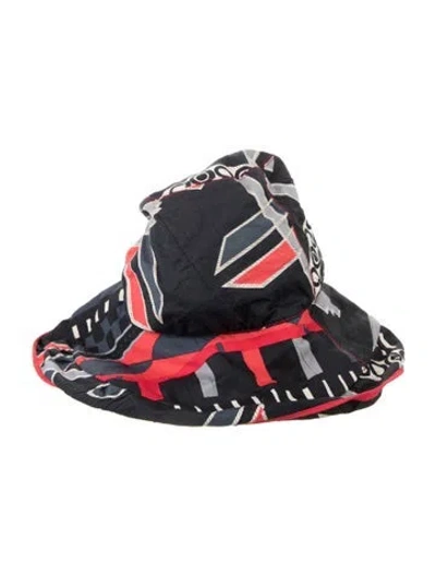 Pre-owned Donna Karan Nylon Bucket Hat In Multi