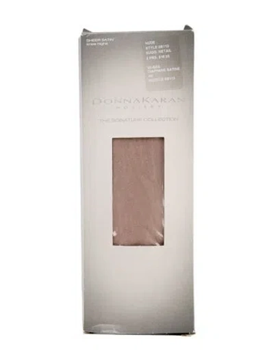 Pre-owned Donna Karan Nylon Hosiery. In Brown