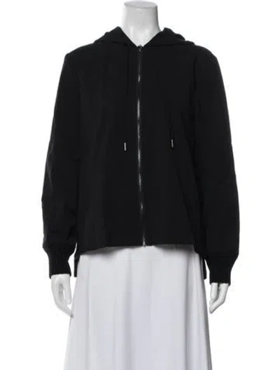 Pre-owned Donna Karan Nylon Jacket In Black