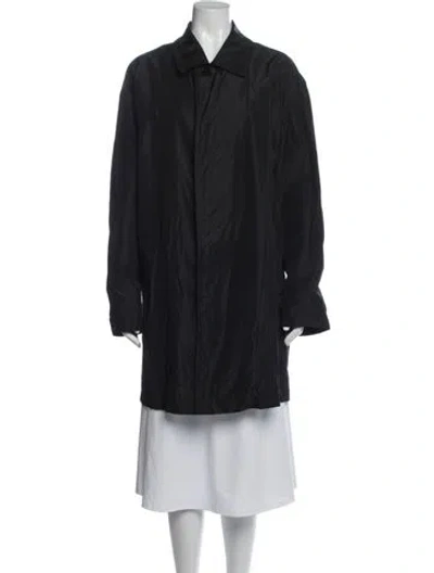 Pre-owned Donna Karan Nylon Jacket In Blue