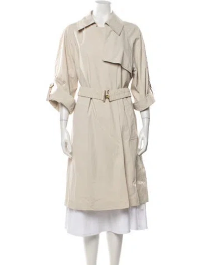 Pre-owned Donna Karan Nylon Jacket In Neutral