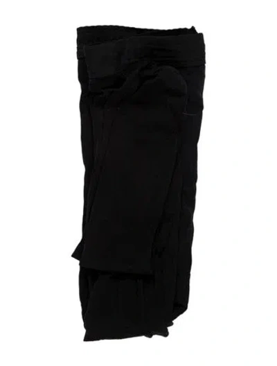 Pre-owned Donna Karan Nylon Stockings In Black