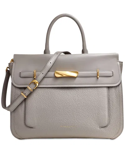 Donna Karan Oceanside Satchel In Sand