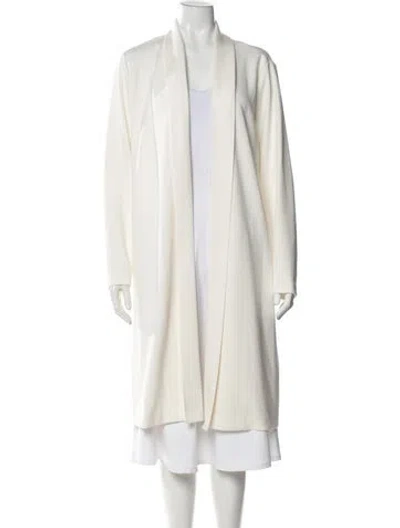 Pre-owned Donna Karan Open Front Sweater W/ Tags In Neutral