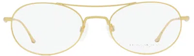 Donna Karan Oval-frame Glasses In Yellow
