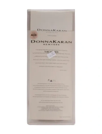 Pre-owned Donna Karan Pair Of Knee Highs W/tags In Neutral
