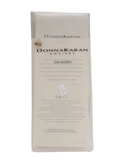 Pre-owned Donna Karan Pair Of Knee Highs W/tags In Neutral