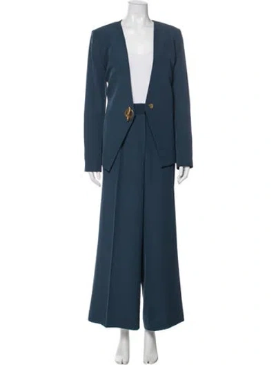Pre-owned Donna Karan Pantsuit In Blue