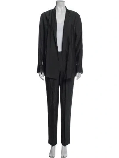 Pre-owned Donna Karan Pantsuit In Gray