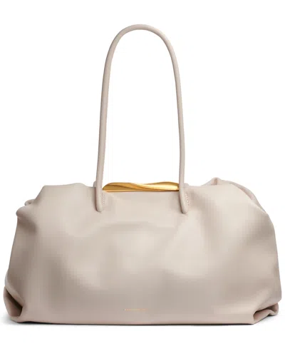Donna Karan Poplin Large Satchel In Sand