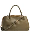Donna Karan Poplin Satchel Bag