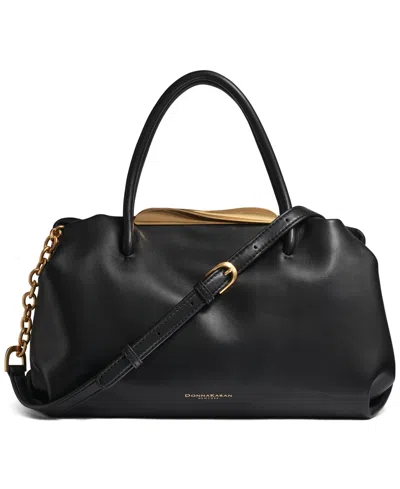 Donna Karan Poplin Satchel Bag